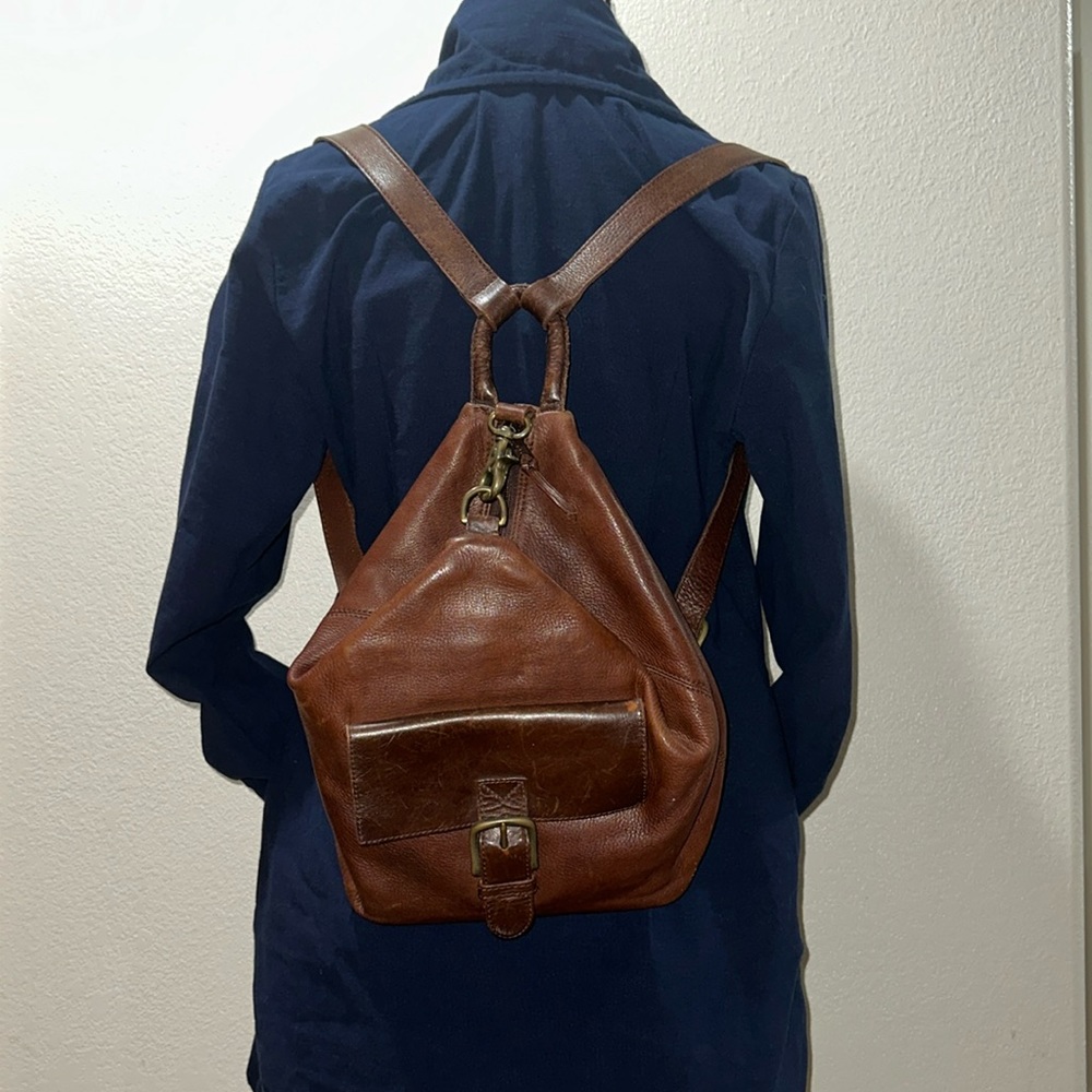 Sabina New York Leather Backpack
